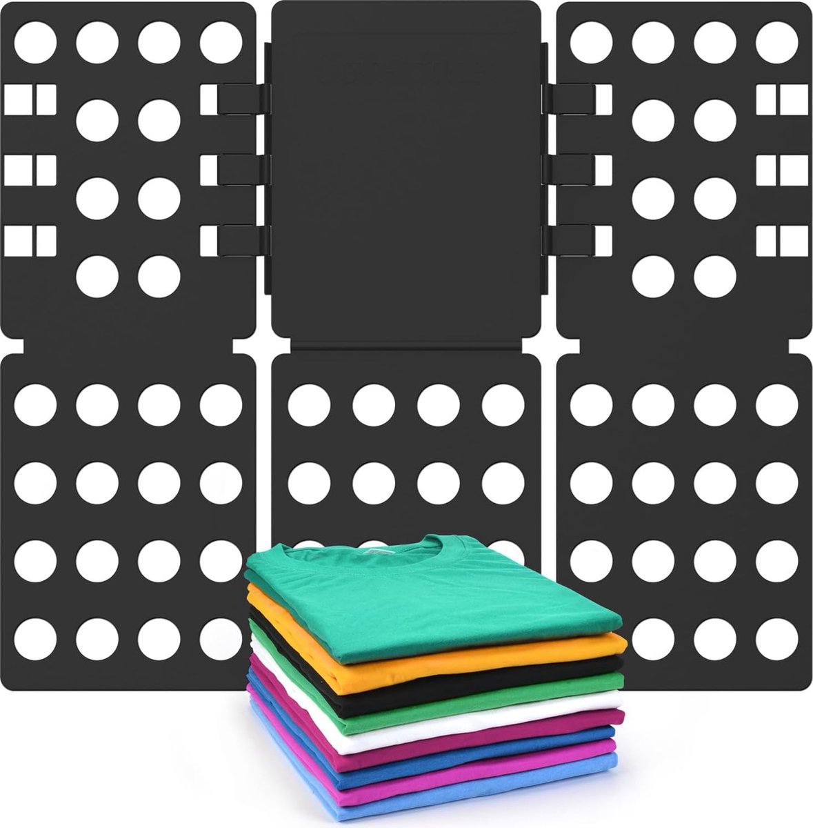 Goedkoopste BOTC Kleding & Wasgoed Vouwplank - Kledingvouwer - Kleding Organizer Opbergsysteem - Jeans en Broeken Organizer - Zwart