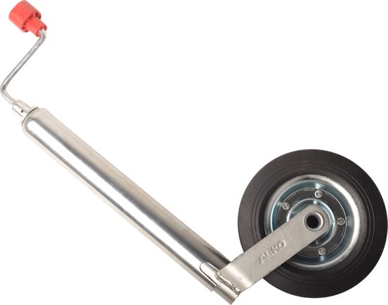 Neuswiel Compact Alko, rond diameter 48 mm, stalen velg met massief rubber wiel van AL-KO — afbeelding 3