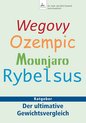 Titre: Wegovy, Ozempic, Mounjaro, Rybelsus. Livre: La comparaison ultime des poids.