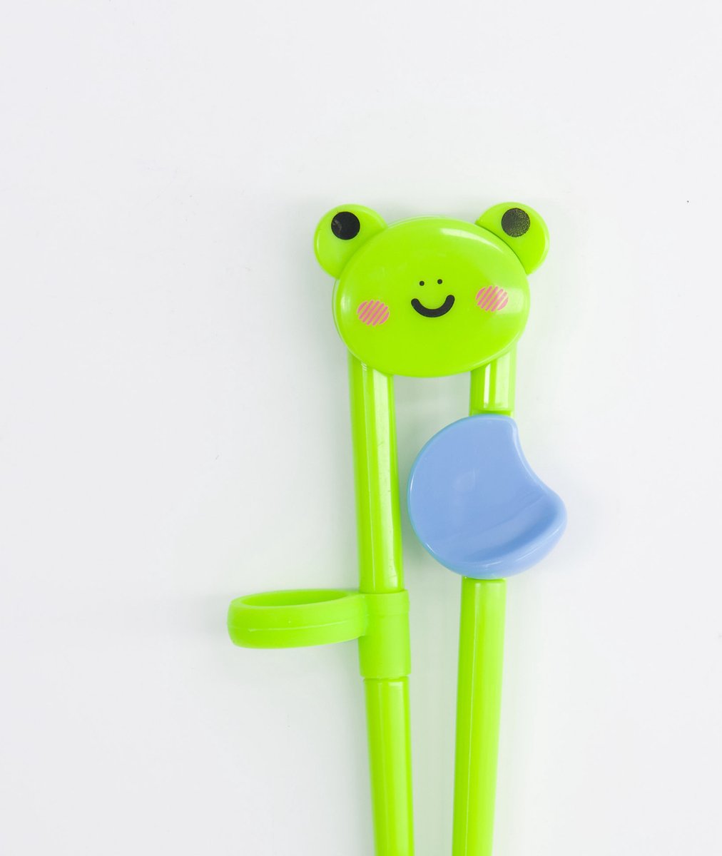 Tokyo Design Studio - Kinder Eetstokjes - Kikker - 15,5 cm