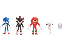 SONIC MOVIE, SONIC 6 CM ACTION FIGURES MULTIPACK W1
