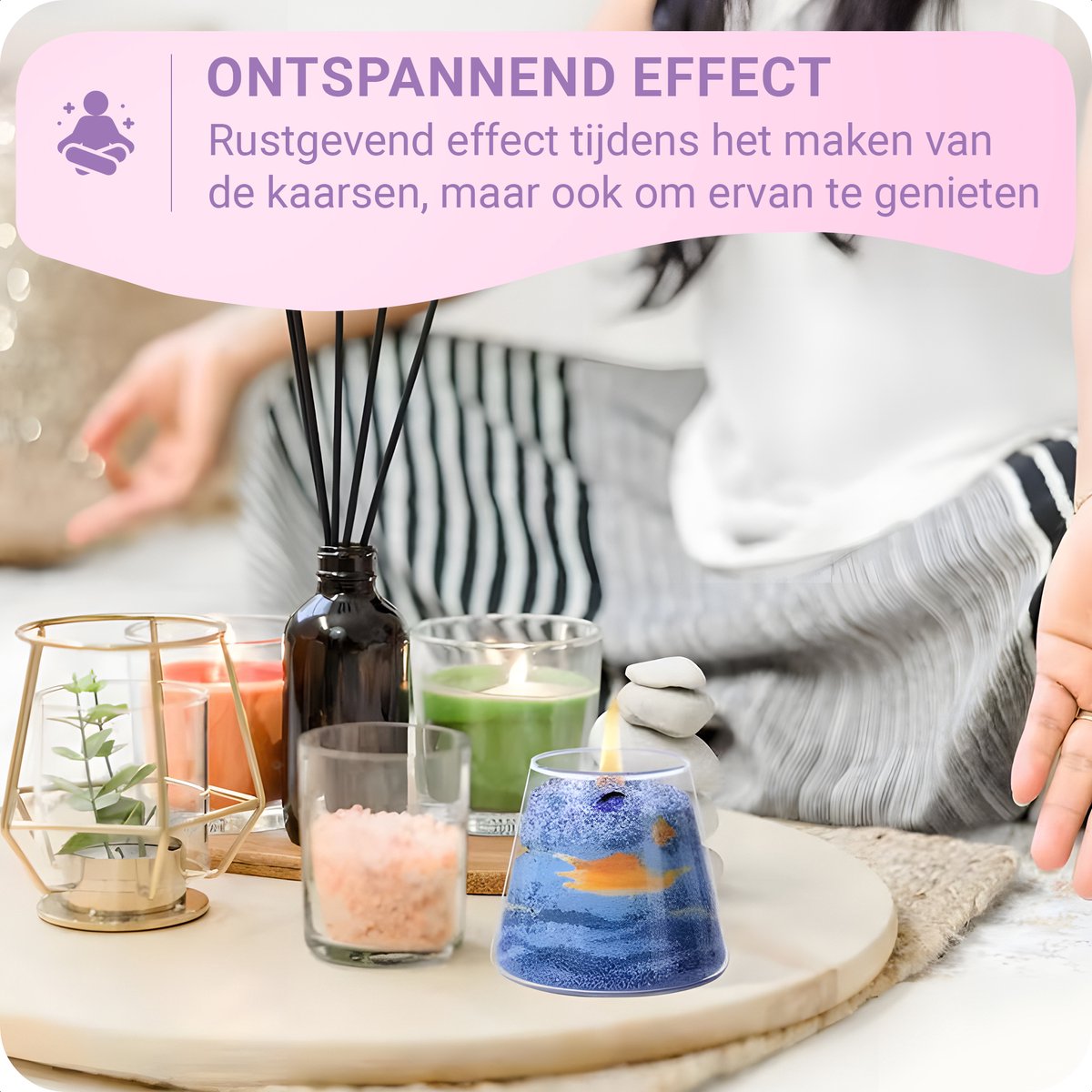 JT Products Zand Wax Kaarsen Maken Set - Kaarsenzand - Sand Wax - Starterspakket - Kaarsen Maken Voor Volwassenen - Candle Making Kit - Zelf Kaarsen Maken - DIY - Creatief — afbeelding 7