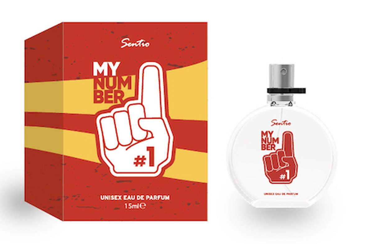 Goedkoopste Sentio miniparfum cadeau idee tekst unisex - My Number 1 - Eau de parfum - 15ml