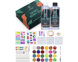 foto van Home of creations- Epoxy - epoxy starterspakket - oorbellen maken - epoxy giethars - sieraden maken - epoxy mallen - epoxy set - epoxy starterskit - hobbypakket