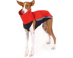 Hondenjas van Softshell - Rood - Softshell body - Hondensport - Agility - Border Collie - Whippet - Rapid Dog Wear - Maat M