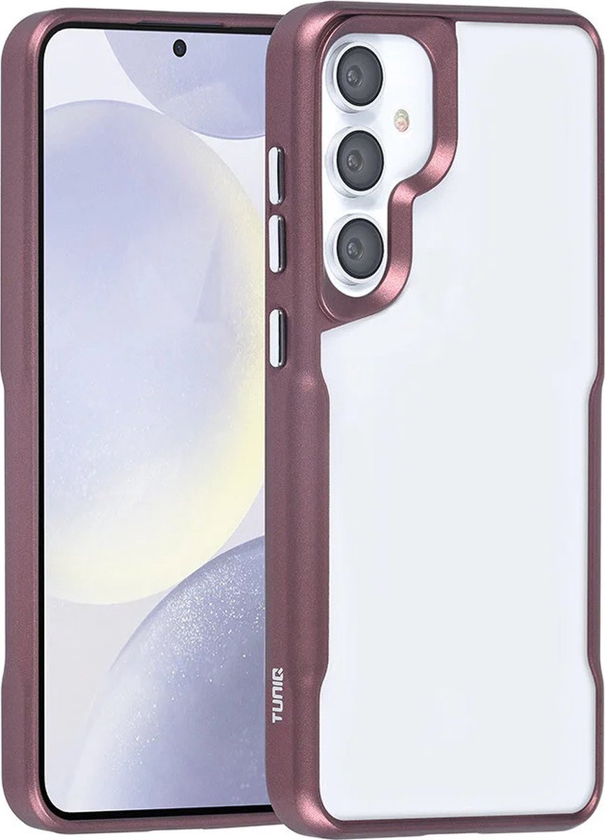 Combat-X Hoesje Geschikt voor: Samsung Galaxy S24 - Backcover - Rood