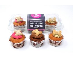 Barking Bakery Trio Mini Iced Woofins Mixed - Hondensnacks - 3 stuks