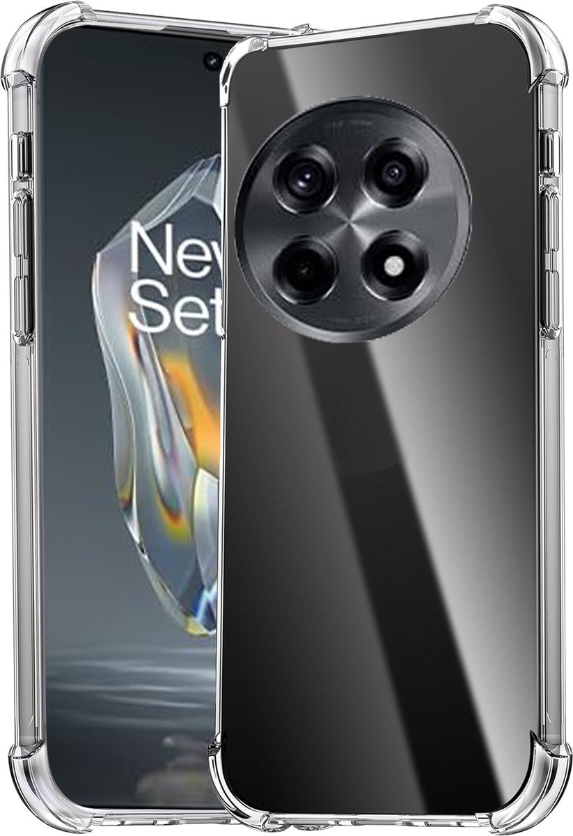 Hoesje geschikt voor OnePlus 12R - Shockproof Transparant Back Cover Case