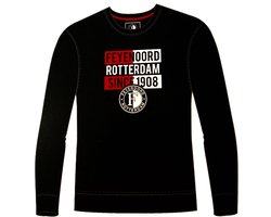Feyenoord - Sweater - Shirt - Zwart - Maat 104/110 - Kinderen