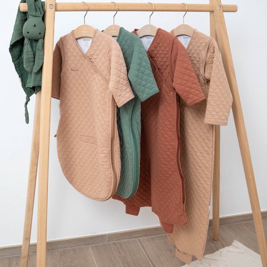 BEMINI Babyslaapzak - MAGIC BAG 24-36m - TOG 1.5 - Pady quilted jersey - Beige van BEMI — afbeelding 4