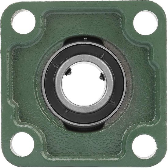 UCF205-16 Roulement Monté Bloc Oreiller Carré 25,4 Mm - Base Solide 4 Trous, Acier à Roulement
