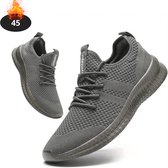 Nivard Schoenen Heren - Sneakers - Comfortabel - Sportief - Casual - Volwassen - Donkergrijs - Maat 45