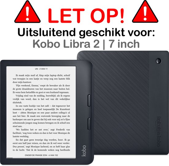 Screenprotector Folie Geschikt voor Kobo Libra 2 Screenprotector Beschermfolie - Screenprotector Folie Geschikt voor Kobo Libra 2 Screen Protector Folie - 3 PACK van Xccess — afbeelding 2