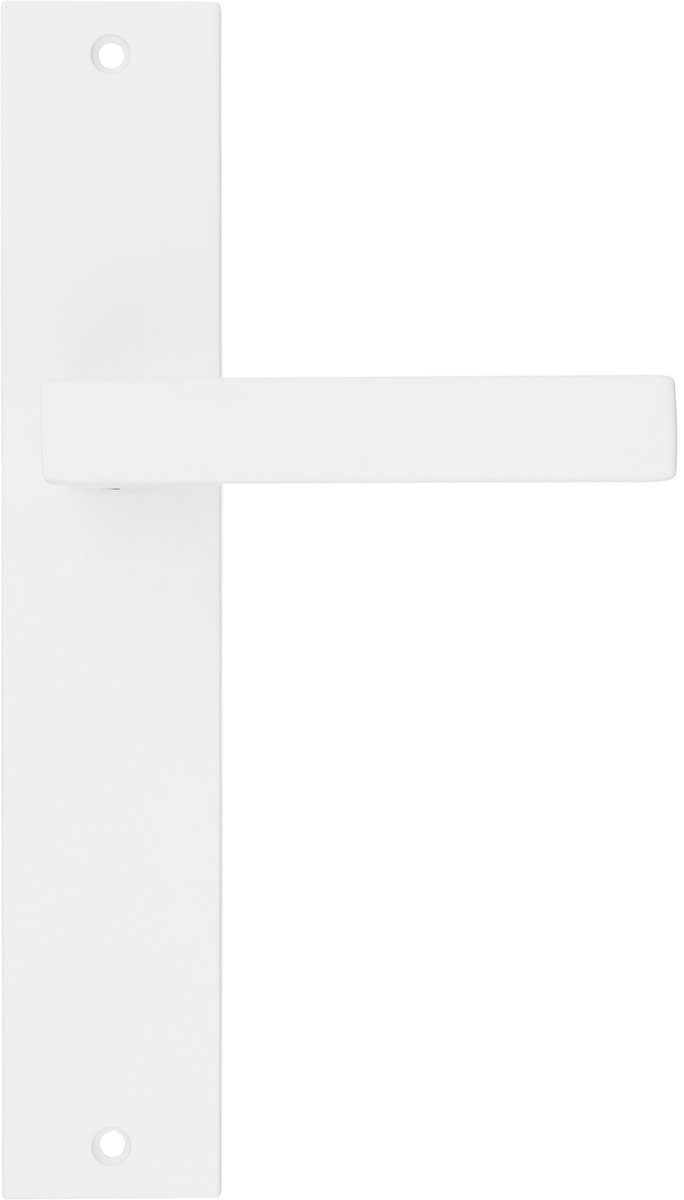 Ostiumhome® - Deurbeslag- Deurklink op schild - Wit - Lorto