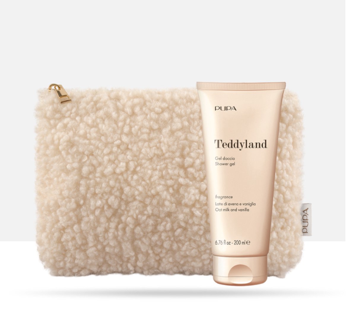 Goedkoopste Pupa Teddyland Douchegel set teddy etui Oat milk and vanilla