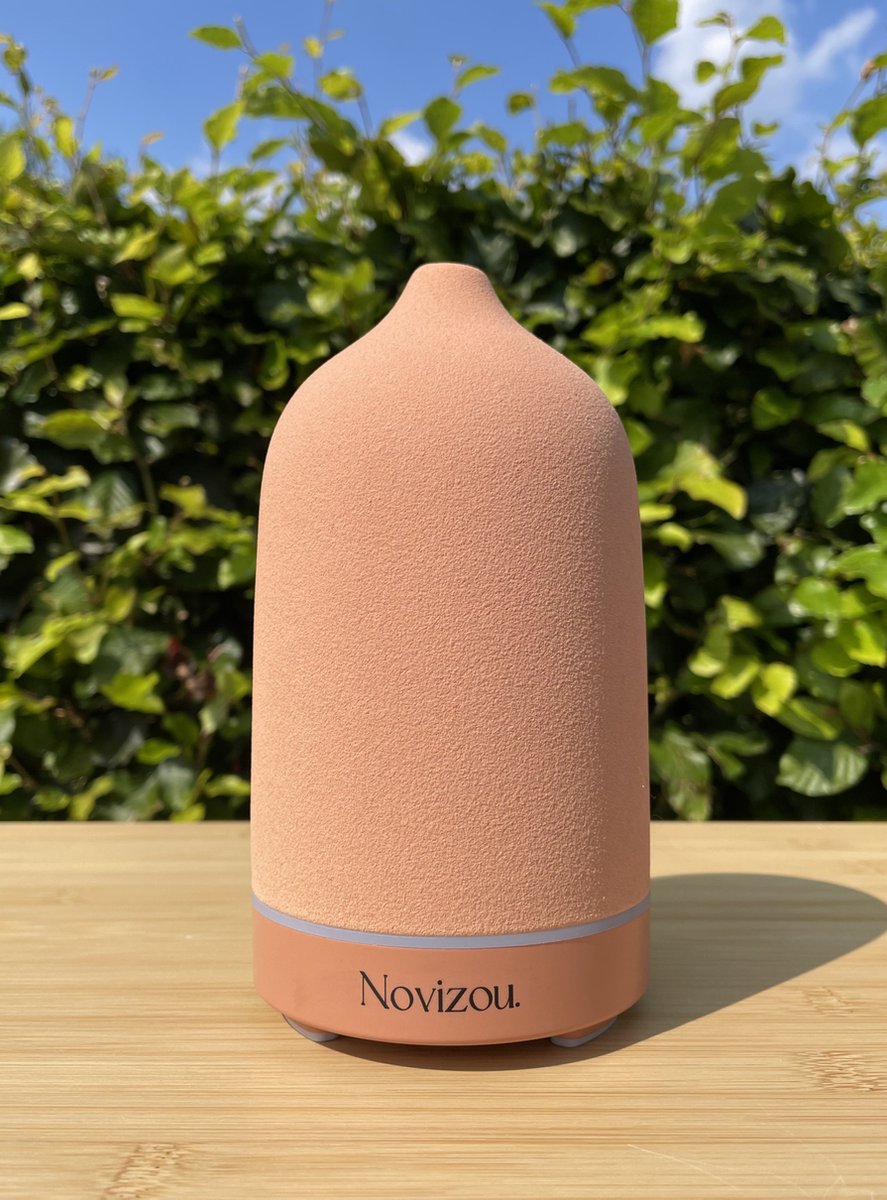 Goedkoopste Novizou - Keramische Diffuser - Terracota - Aromatherapie & Luchtzuivering