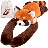 Solid Trust® Verzwaringsknuffel Wasbeer 1.5 KG- Verzwaarde knuffel - ADHD - Autisme- Kind - Volwassenen - Weighted Stuffed Animal - Anxiety - Zware Knuffel - Zwaarte Knuffel - Sensorisch Speelgoed - 70 CM