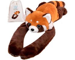 Solid Trust® Verzwaringsknuffel Wasbeer 1.5 KG- Verzwaarde knuffel - ADHD - Autisme- Kind - Volwassenen - Weighted Stuffed Animal - Anxiety - Zware Knuffel - Zwaarte Knuffel - Sensorisch Speelgoed - 70 CM