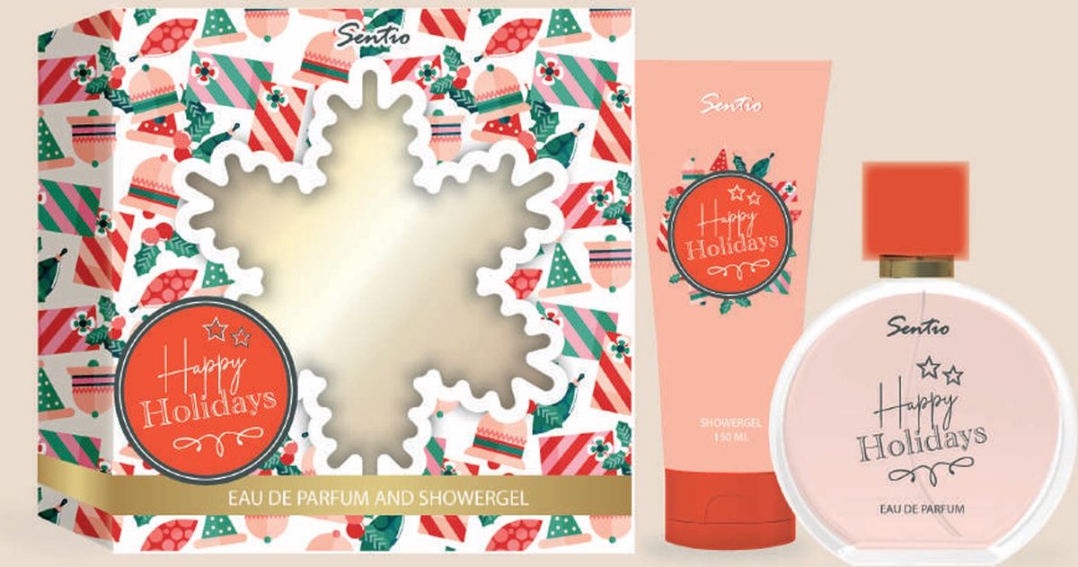 Goedkoopste Kerst Giftset Merry Christmas 50ml Eau de Parfum 100ml Showergel