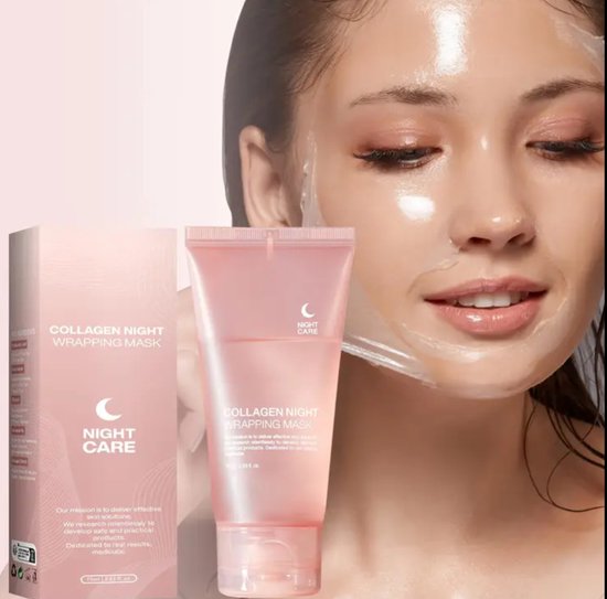 Collegeen nachtmasker gezicht transparant LET OP TIJDELIJKE KORTING