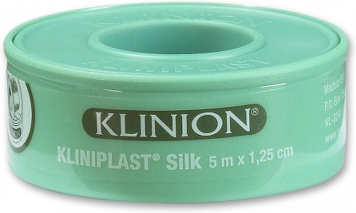 Goedkoopste Kliniplast Silk 5 m x 1.25cm