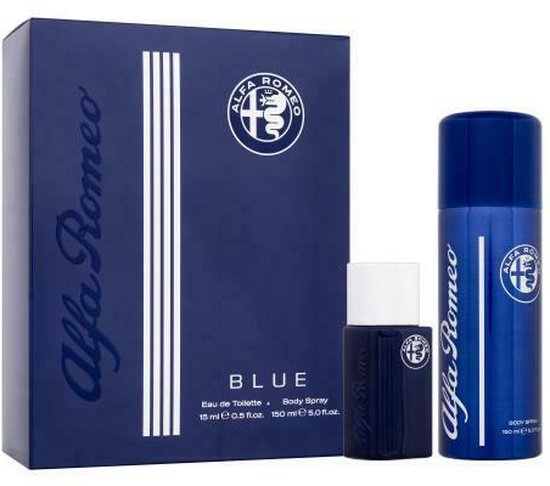 Blue Gift Set Edt 15 Ml And Body Spray 150 Ml