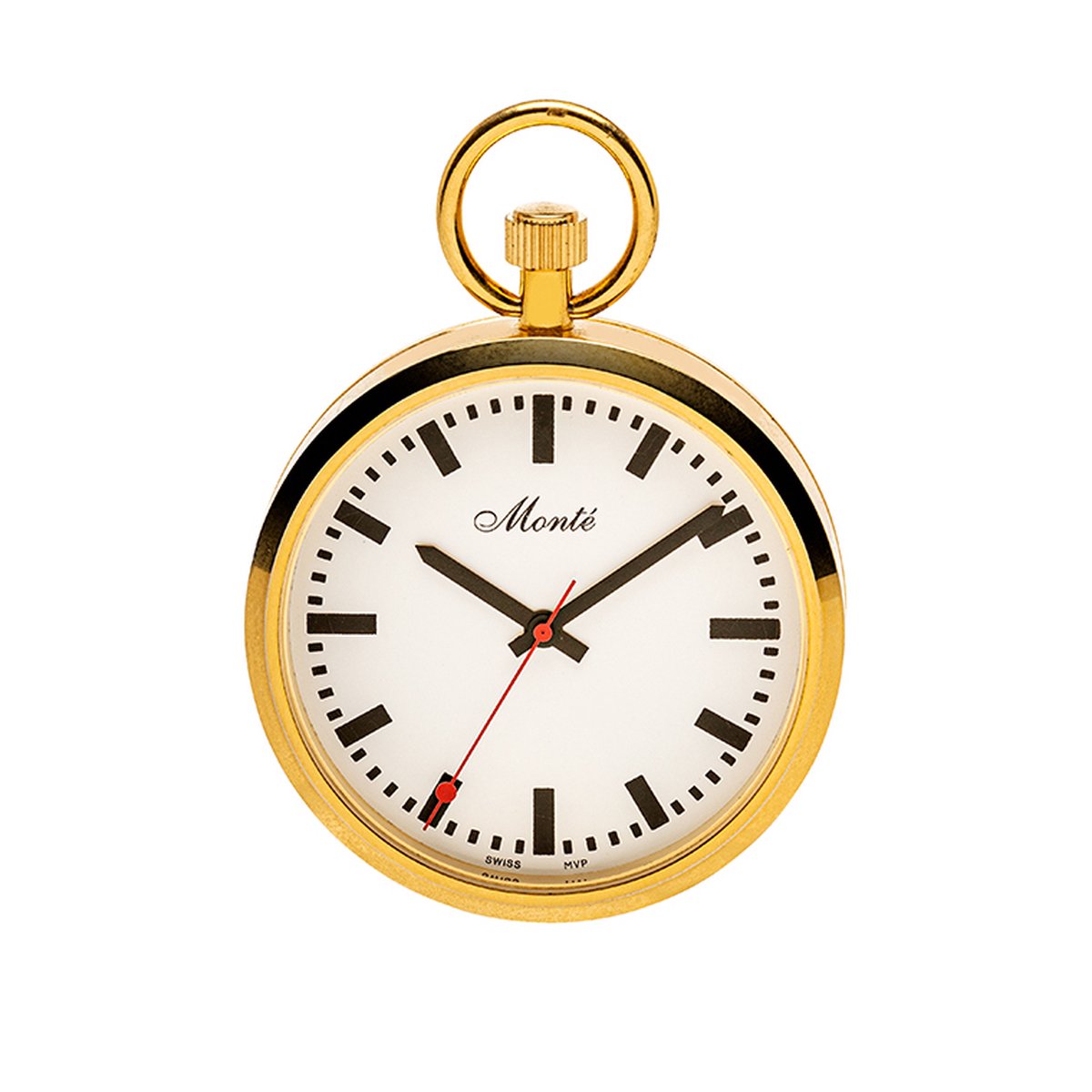 Monté Stationsklok Zakhorloge 43 mm Quartz Goud