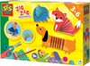 Animaux en origami en zigzag