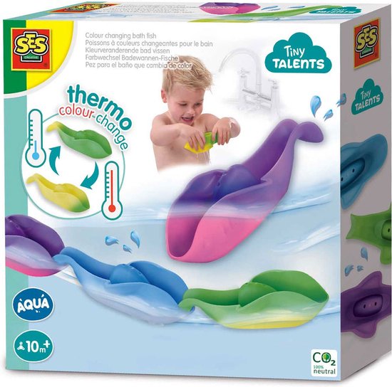 SES Creative Tiny Talents Poissons à couleurs changeantes pour le bain
