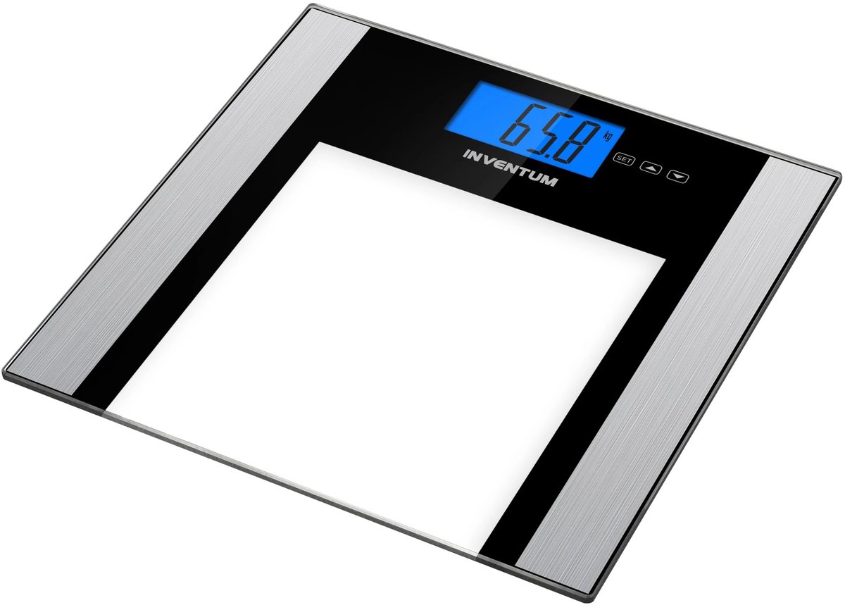 Inventum PW708ZW - Personenweegschaal - Zwart/Grijs