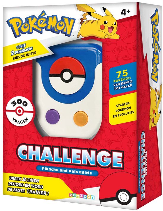 Pokémon Trainer Challenge - Raadspel met 300 vragen over 75 Pokémon