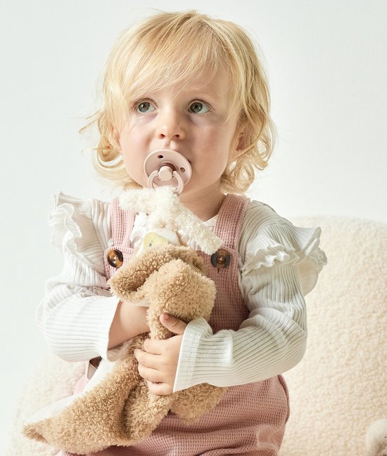 Nattou TEDDY Knuffeldoekje - Neushoorn - 39 cm - Karamel van Nattou — afbeelding 5