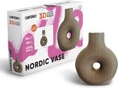 CARTONIC- Nordic Vase - 3D puzzel- Speelgoed - DIY- Creatief - Karton - Voor kinderen en volwassenen