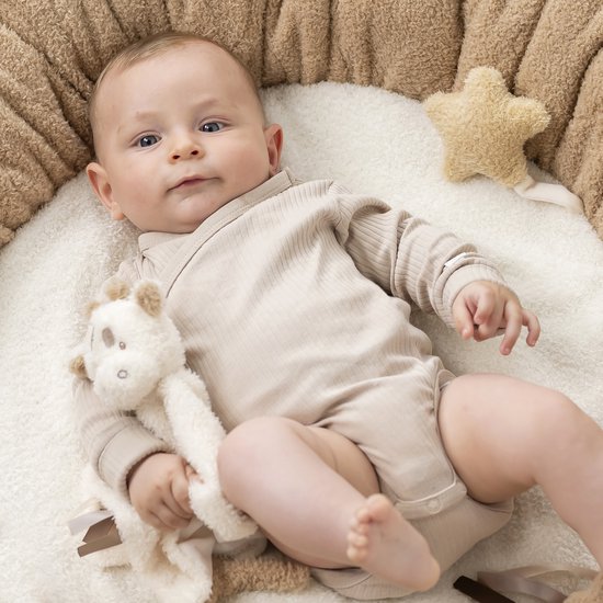 Nattou TEDDY Knuffeldoekje - Giraf - 39 cm - Ecru — afbeelding 4