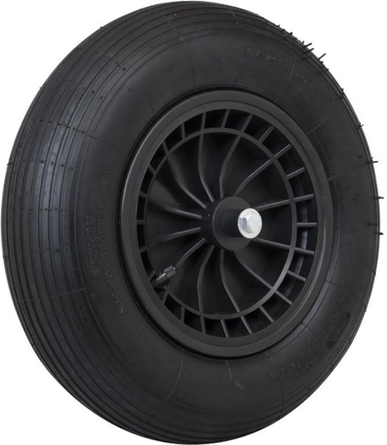 Kruiwagenwiel Nml Comp. 250Mm 250Mm Nml Polyurethane Band Metalen Velg