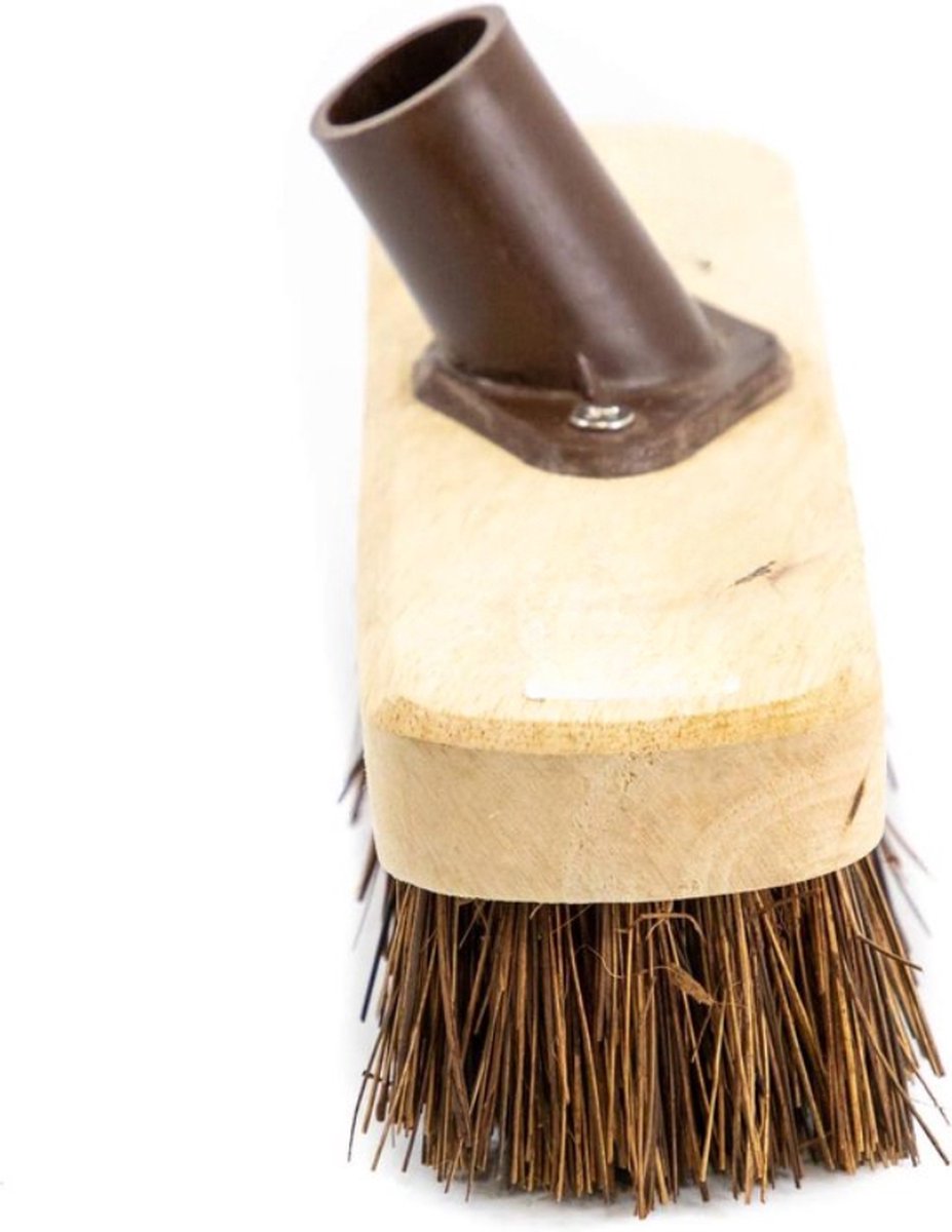 Goedkoopste 9-inch vloer schrobben borstelkop stijve outdoor harde haren patio dek schrobben borstel - duurt lange steel - kopen schrobber met steel