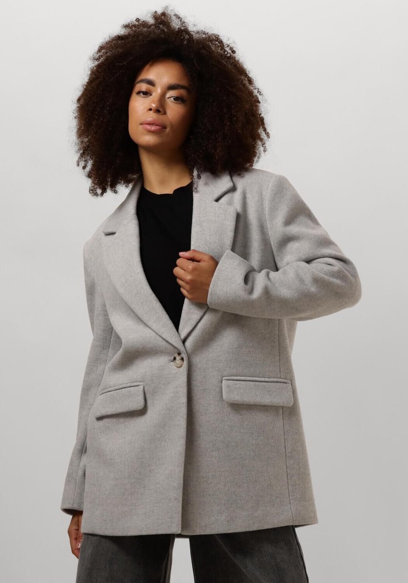 Notre-V Nv-eefje Blazers Dames - Lichtgrijs - Maat XXL