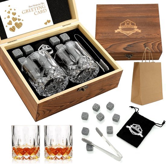 Whiskystenen | Marmer | Set van 9 | Op voorraad