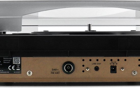 Soundmaster PL590SW - Retro platenspeler met DAB+ radio, USB encoding functie — afbeelding 4