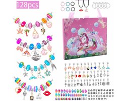 foto van Meedeer Sieradenset Meisje-Armbanden Maken (128pcs)-knutselset voor kinderen-Armbanden zelf maken-Sieraden DIY-Sieradendoos-kindersieraden-kinderspeelgoed-Schoolinschrijving-Meisjes Speelgoed (Meisjescadeaus 5 6 7 8 9 10 11 12 13 jaar)-Roze