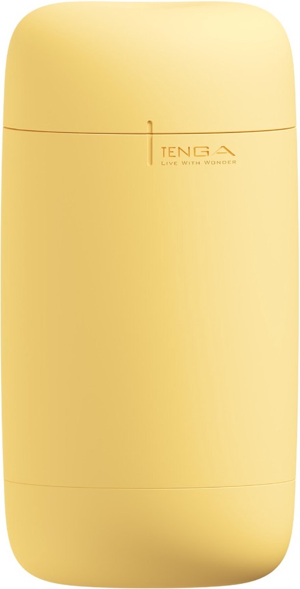 Tenga - Puffy Masturbator - Custard Yellow