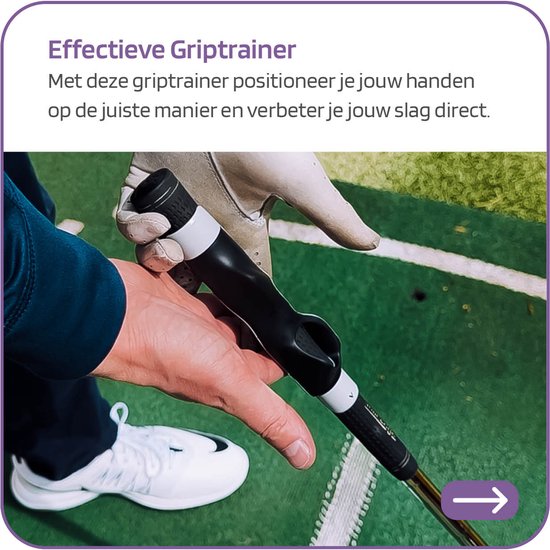 Golf trainingsgreep - Voorgevormde grip - golf trainingsmateriaal - handgreep golf Golftrainingsmaterialen - Golfaccesoires - Golfgrip trainer - Golf griptrainer van Omenax — afbeelding 3
