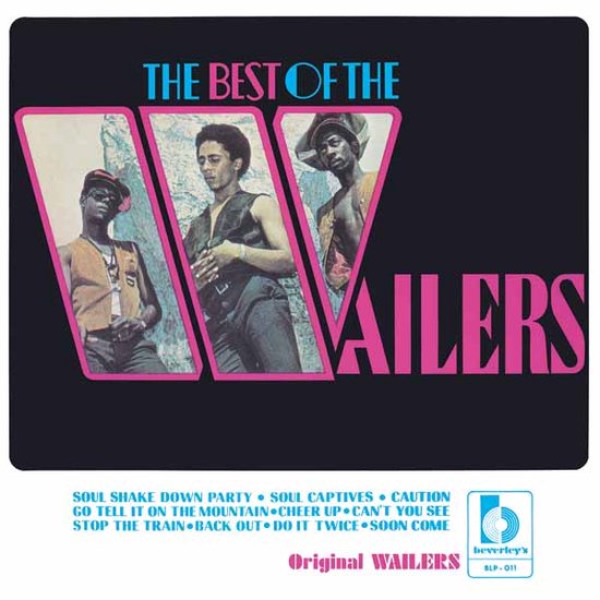 Albumhoes "The Best of the Wailers" met drie foto's van de bandleden.