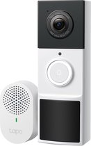 Tapo D210 draadloze video deurbel op batterij - 2K Video - Zonder Abonnement - IP65 - Slimme deurbel