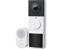 Tapo D210 draadloze video deurbel op batterij - 2K Video - Zonder Abonnement - IP65 - Slimme deurbel