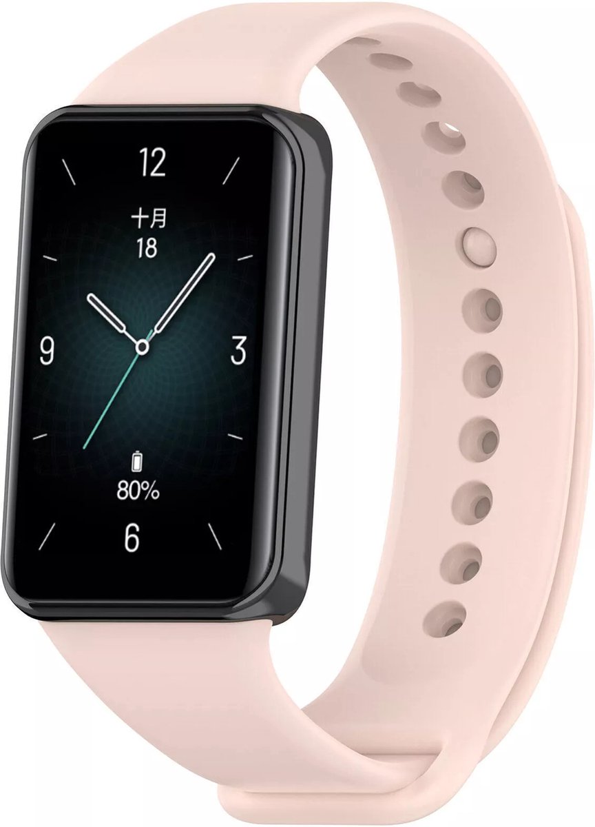 Strap-it TPU bandje - geschikt voor de Honor Band 9 (roze)