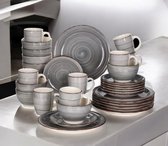 Bol.com Luxe Serviesset – 32 delig – 8 persoons – Porselein - Bordenset – Dinner platen – Dessertborden - Kommen - Mokken - Scha... aanbieding