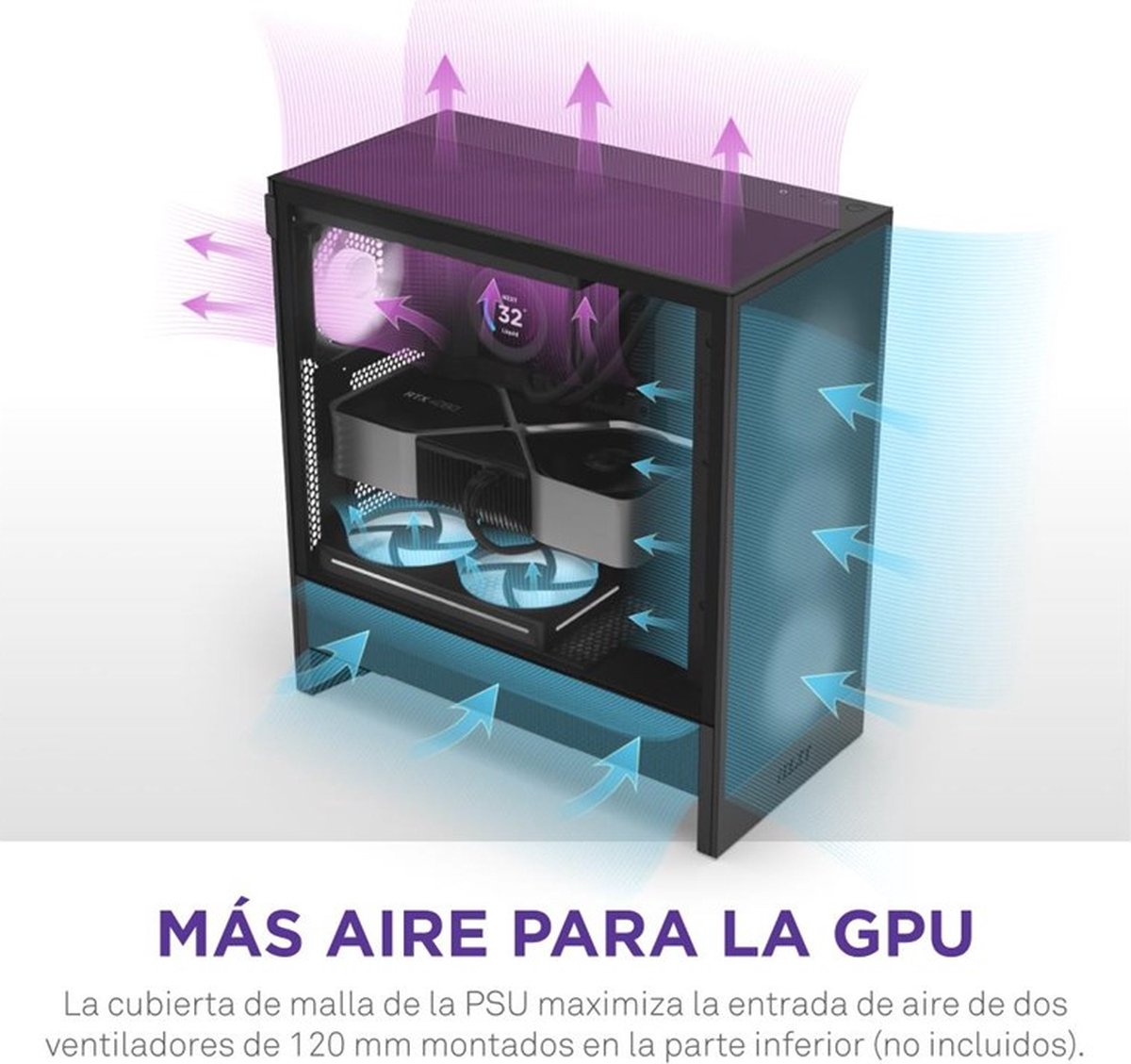 Nzxt H5 Flow Rgb (2024) - Zwart behuizing - afbeelding 7