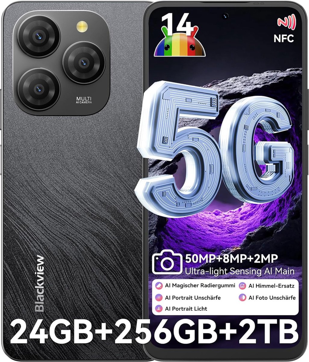 Blackview Shark9 スマホ 5G対応 Android 14 SIMフリー