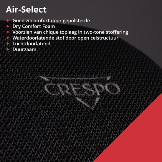Crespo - Voetenbank - AP/411 - Air-Select - Grijs van Crespo — afbeelding 3
